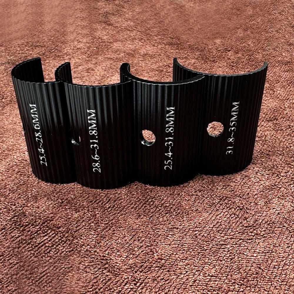 Boccole per Manubrio Bicicletta in Lega di Alluminio (25,4 a 31,8 MM / 31,8 a 35 MM) Manicotto di riduzione per spessore cannotto