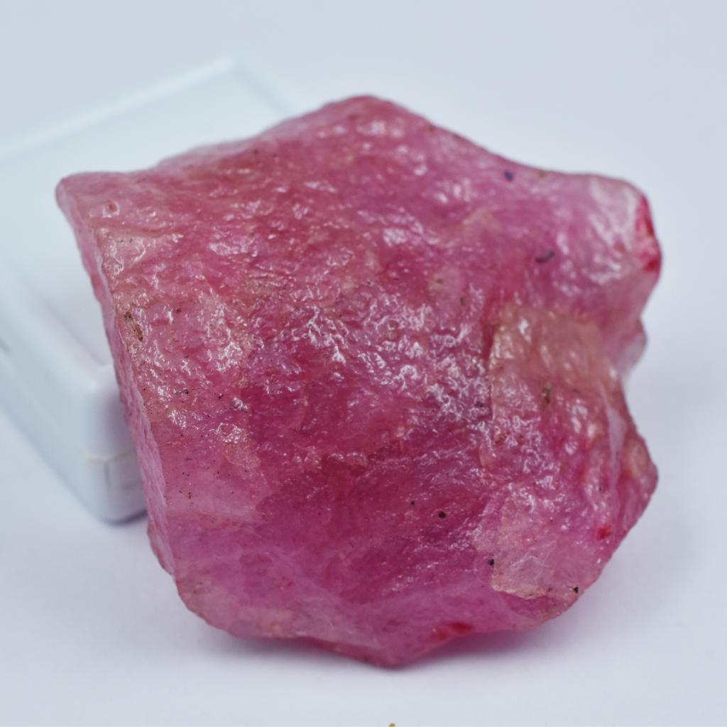 Natural Pink Sapphire Loose Gemstone Light 327.10 ct Rough September Birthstone for Gem Collections
