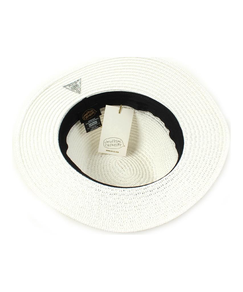 Yunibeosyeolkemiseuteuli Navy Line Summer White Fedora