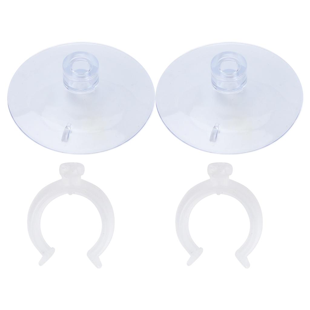 Fish Tank Airline Tubing Suction Cup Powerful Aquarium Fixed Suction Cup with Clips22-25mm