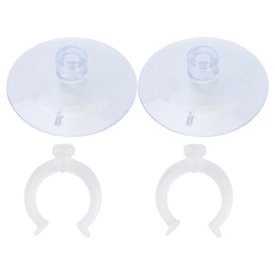 Aquarium Luftschlauch Saugknopf Starker Aquarium Fixiersaugknopf mit Klemmen 22-25mm