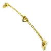 Altesse [G2452] - 2 Tone 'Love' Gold Plated Bracelet