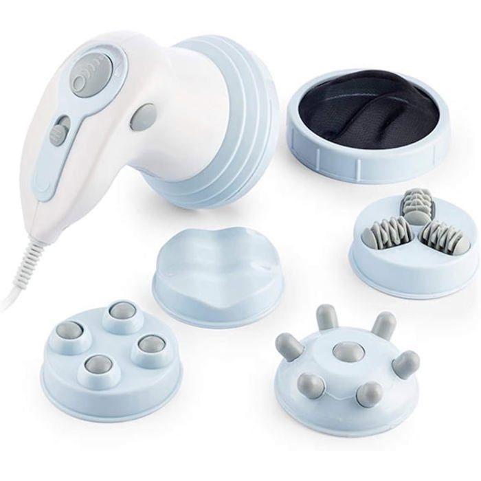 Anti-Cellulite Massage Device - CELLUSTOP - 5 Interchangeable Heads - Infrared Heat - Adjustable Speed