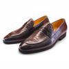Fashion Men's Large Size Leather Casual Shoes Luxury Fashion Moccasin Loafers Business Dress Shoes Comfortable Slip-On
