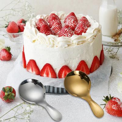 Stainless Steel Mini Spoon Short Handled Spoon Ice Cream Spoon Milk Powder Spoon for Kitchen Restaurant