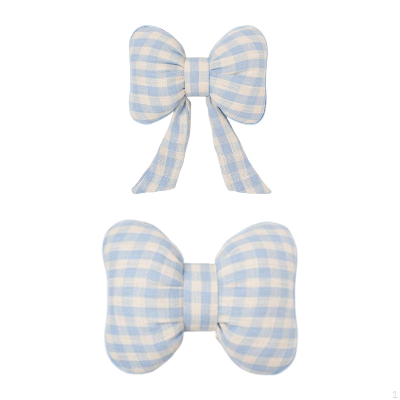 

Автомобильная подушка подголовника для шеи с бантом, для вождения, портативная, дышащая, поясничная подушка для сиденья синий