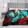MOMO Dandadan Super Warm Blanket  Decorative Plush Throw Blanket Aesthetic Outdoor Flannel Bedspread Sofa Bed Cover