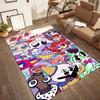 Digital Circus Floor Mat Suitable for Study Room Outdoor Dining Room Hallway Anti-slip Rug Office Home Decor