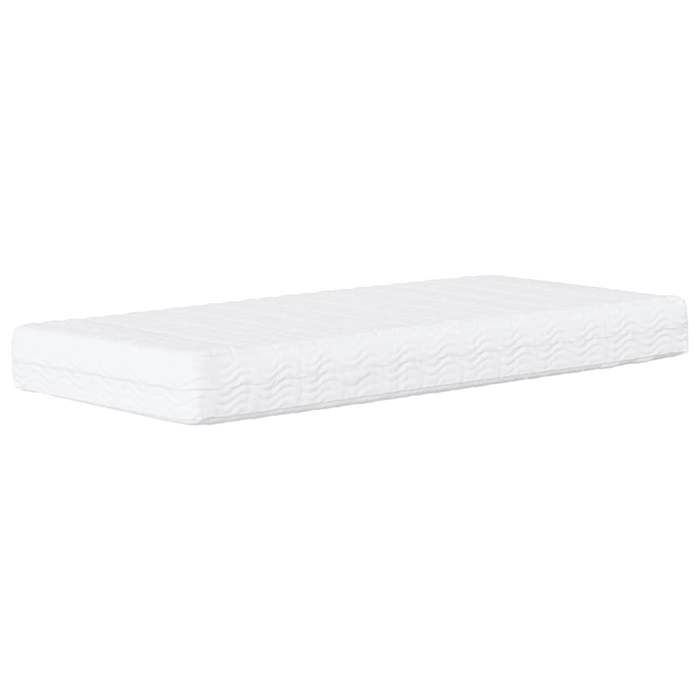 VidaXL Matelas en mousse blanc 90x190 cm dureté H2 H3,matelas de lit,matelas rafraîchissant,matelas souple,matelas 356339