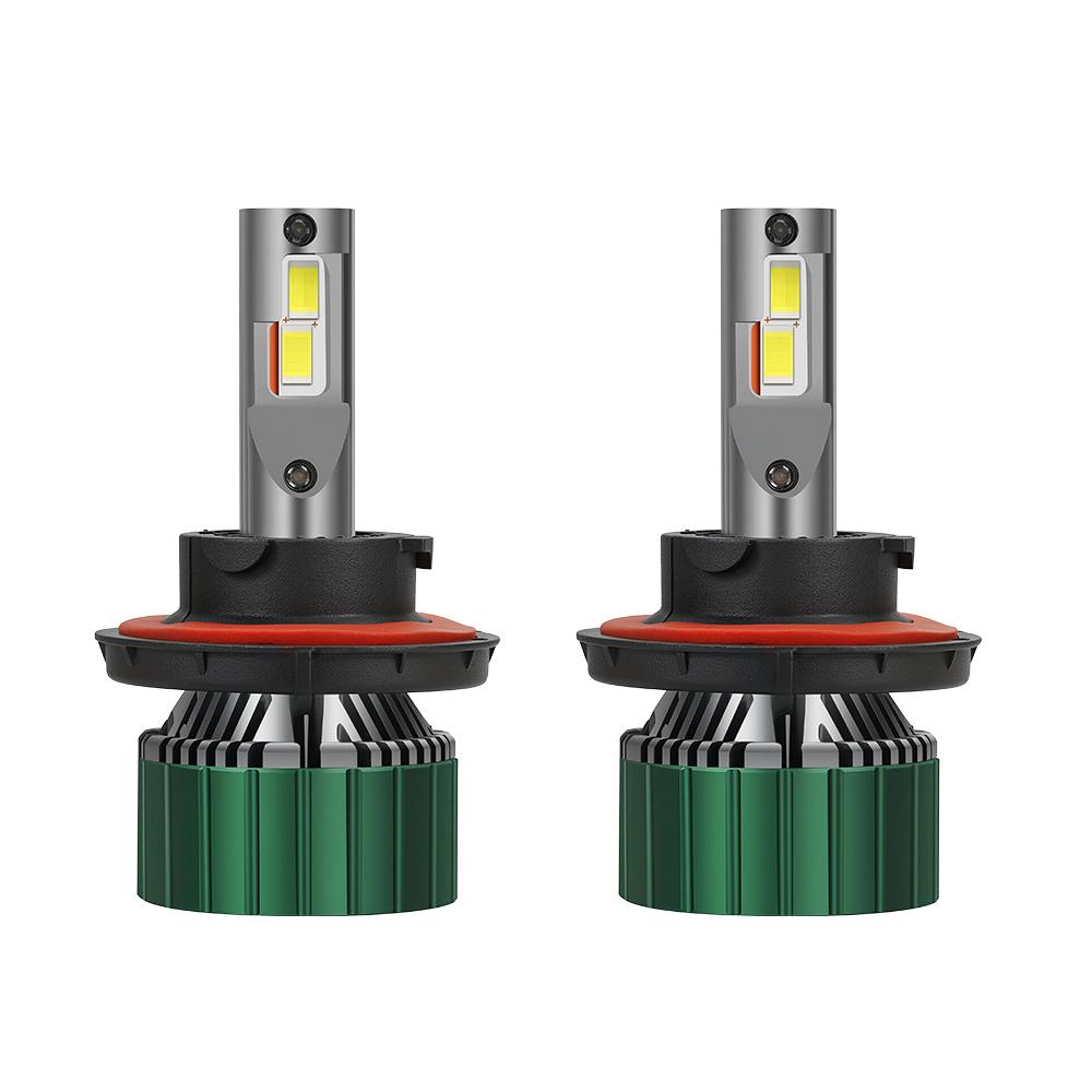 Car LED Headlight High Power Canbus Turbo Lamp with External Drive 6000K Car Light DC12V H1 H4 H7 H11 9005 9006 9007 H13