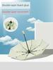 Double-Layer Umbrella for Both Rain and Sun, Reinforced Folding Umbrella for Men and Women, Fully Automatic, Super Strong Sun Protection and Uv