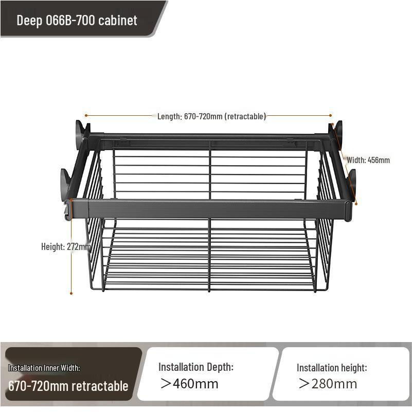 Étagère télescopique extensible pour rangement de pantalons dans une armoire