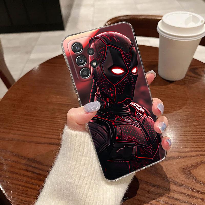Spider Iron Man Black Panter Marvel Clear Case For Samsung Galaxy A57 A37 A56 A36 A55 A54 A35 A26 A07 A17 A16 A06 A36 A15 Cover