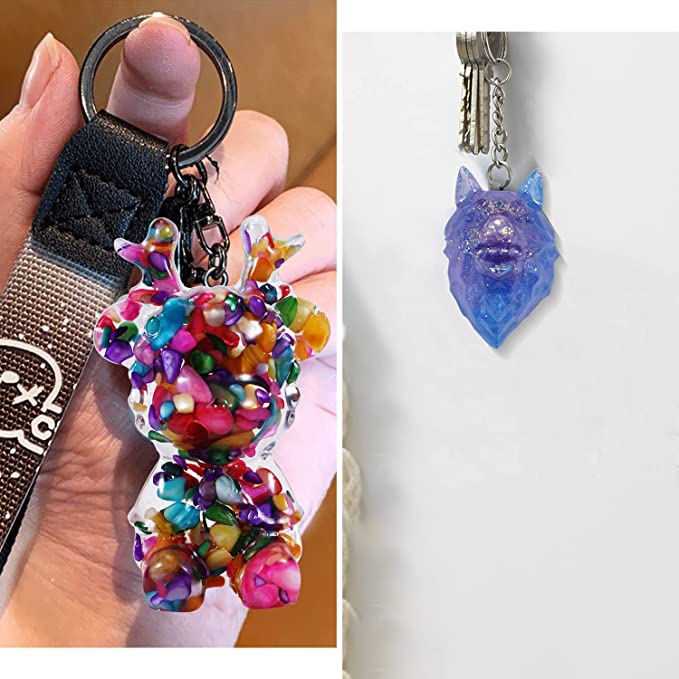 20pcs Hot Crystal 3d Animals Custom Silicone Molds Resin Mold Silicone Jewelry Moldes De Silicona Para Resina Epoxi