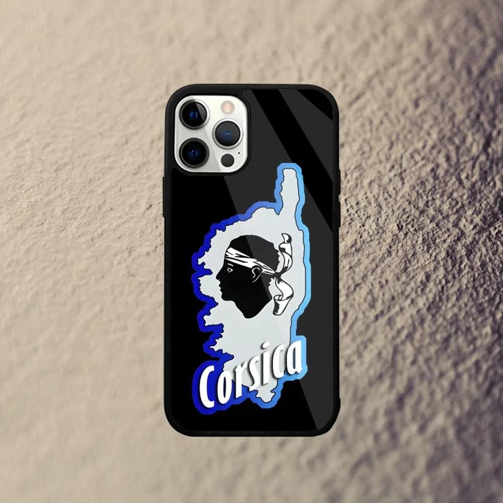 Corse Corsica Phone Case For iPhone 16,15,14,13,12,11,Plus,Pro,Max Mini Magsafe Magnetic Wireless Charging
