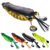 9cm/25g Silicone Huge Frog Bait Colorful Slice Double Sequin Soft Artificial Frog Bait