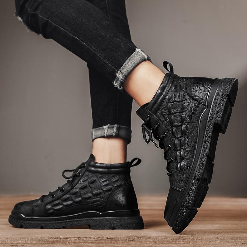 

Обувь из натуральной кожи. Мужская повседневная обувь. Модная брендовая мужская обувь на плоской подошве из коровьей кожи. Черно-белые туфли. 44