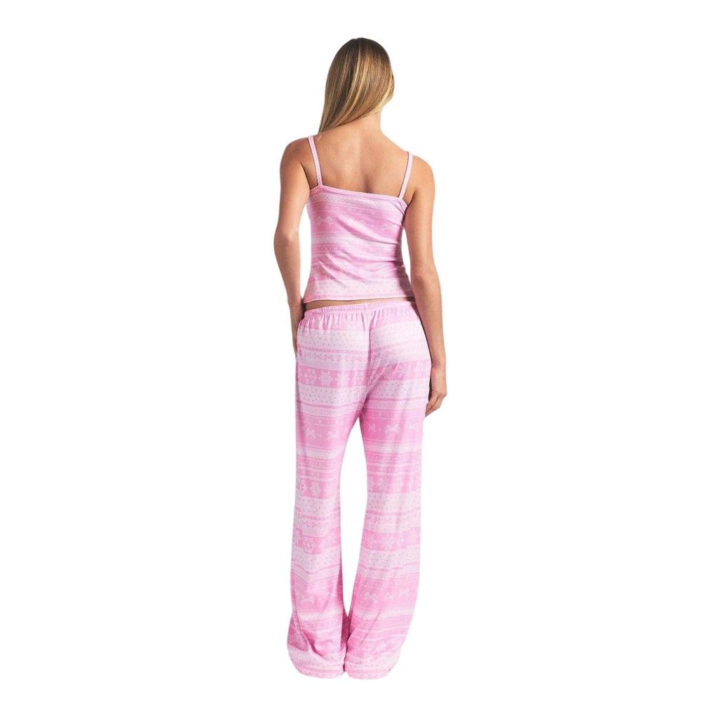 Snowflake Womens/Ladies Logo Pointelle Fitted Camisole
