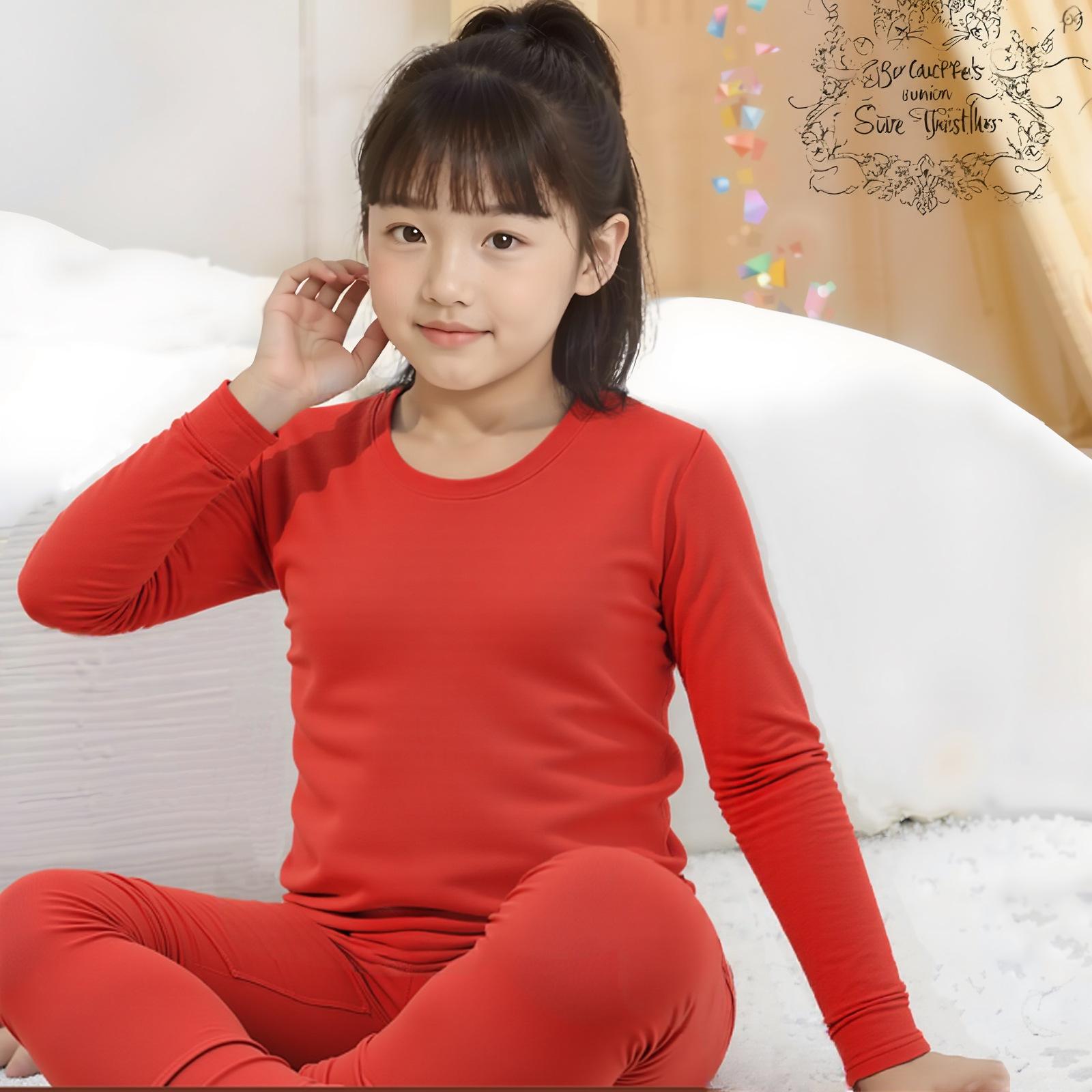 

Cozy Double-Sided Thickened Underwear for Kids & Teens 140 cm