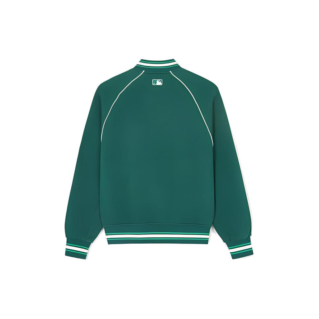 MLB Los Angeles Dodgers Logo Print V-Neck Single-Breasted College Style American Vintage Long Sleeve Jacket Unisex jackets Green 3AJPV0841-07GND