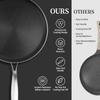 12 Inch Hybrid Nonstick Griddle Pan, Dishwasher and Oven Friendly, Compatible with All Cooktops