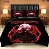 Tokyo Ghoul Vzor Povlečení Sada Prošívaných Dek Quilt Cover Povlak na Polštář Domácí Narozeninový Dárek(1 * povlak na peřinu + 2 * povlak na polštář, bez jádra)