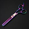 Professional 6 '' Scissor Red Gem Hair Cutting Scissors Haircut Thinning Barber Tools Cut Shears Hairdresser Scissors