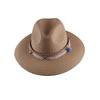 New Women's Fashion Big Eaves Bell Jazz Top Hat Spring and Summer Outdoor Travel Sunscreen Shade Straw Hat