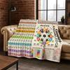 Music Theory Chart Guitar Chords Flannel Blanket Soft Warm Throw Blanket for Bedroom Living Room Bed Travel Camping Picnic Gift
