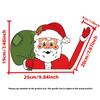 Car Rear Wiper Decal Christmas Santa Claus Xmas Novelty Sticker for Car Wiper Window Decals Christmas Decoration Ornaments