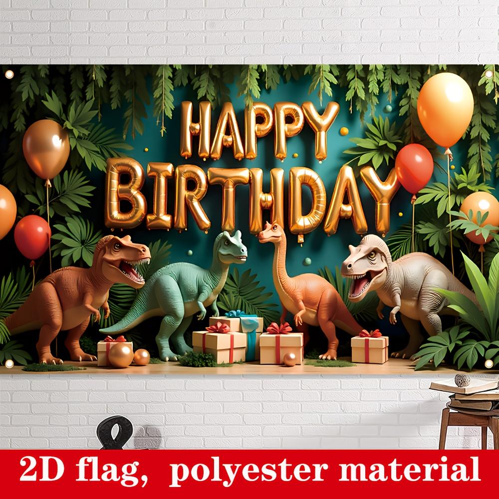 1Pcs Dinosaur Birthday Celebration Decoration Background Backdrop For Photo Studio Photo Booth Party