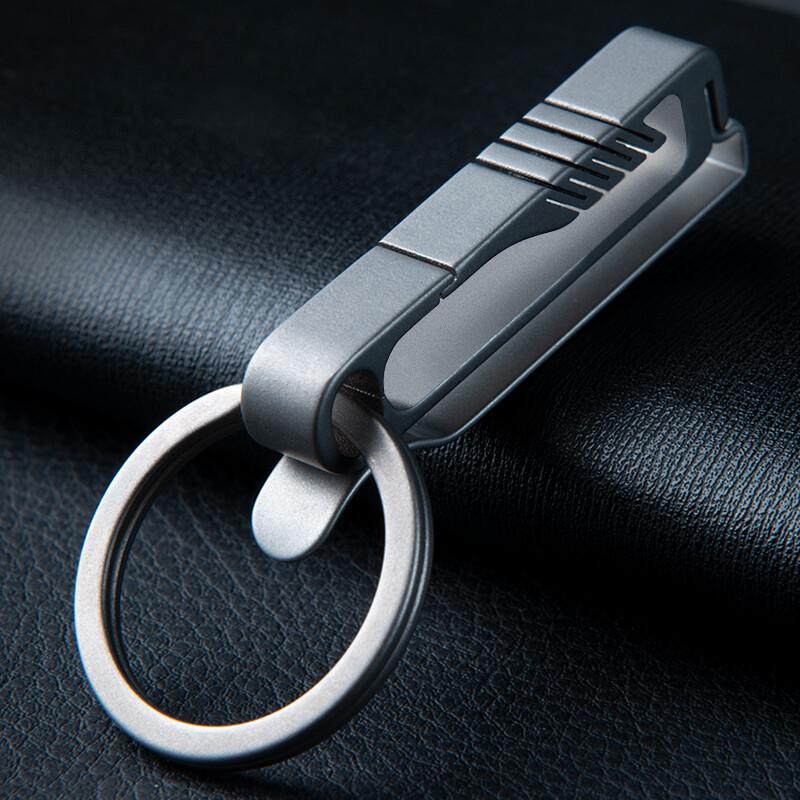 YORA Titanium Alloy Belt Clip Keychain