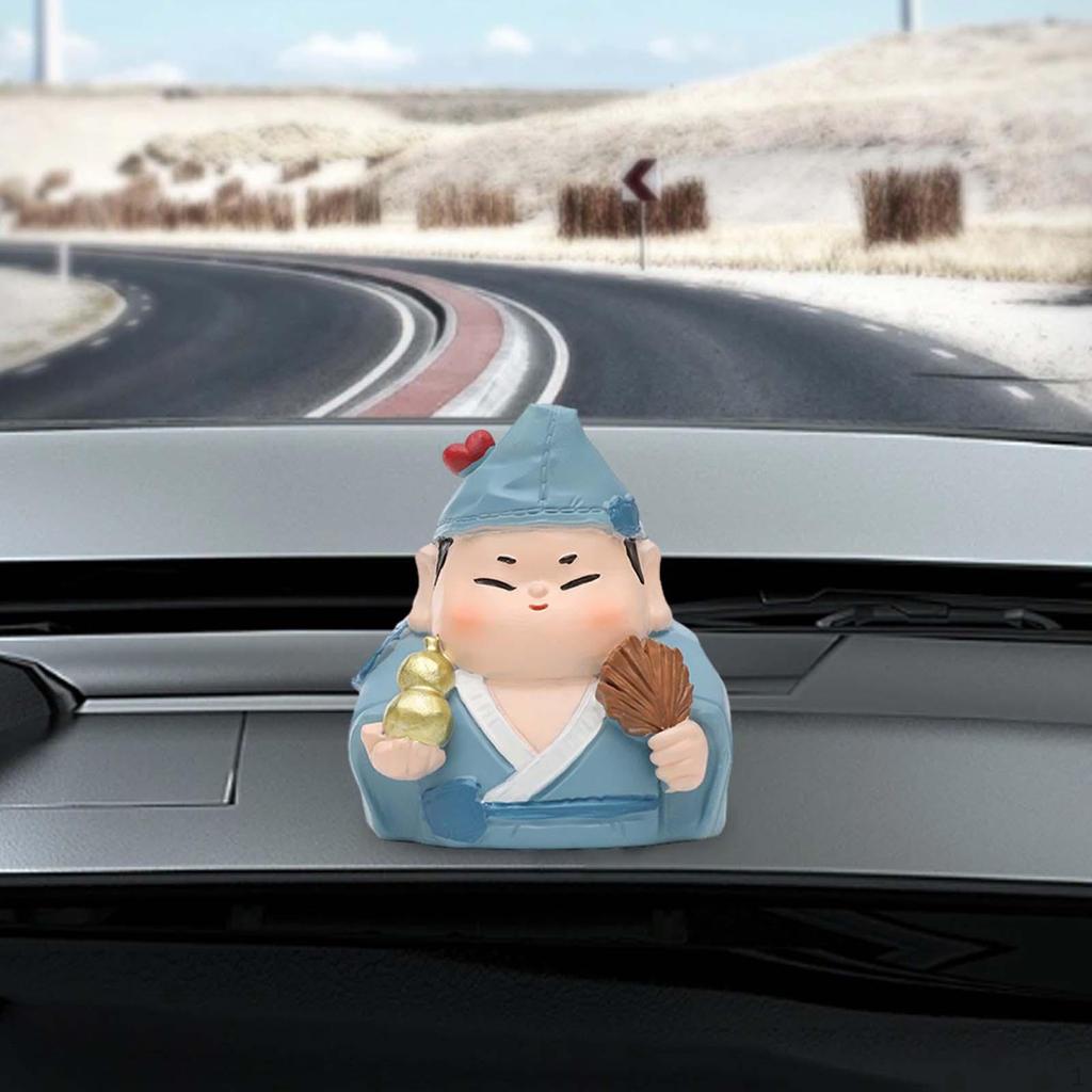 Car Dashboard Ornament Cute Collectible Statue Desktop for Housewarming