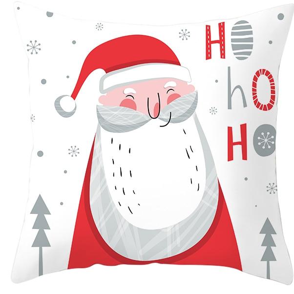 Santa Claus Socks, Elk Sheep, Christmas Tree Christmas, Christmas Decoration Pillow Sleeve Bedroom Sofa Restaurant Pillow Cover