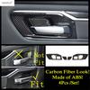 Handle Bowl / Window Lift / Dashboard Frame / Steering Wheel Cover Trim Carbon Fiber Accessories For Dodge Ram 1500  - 2025