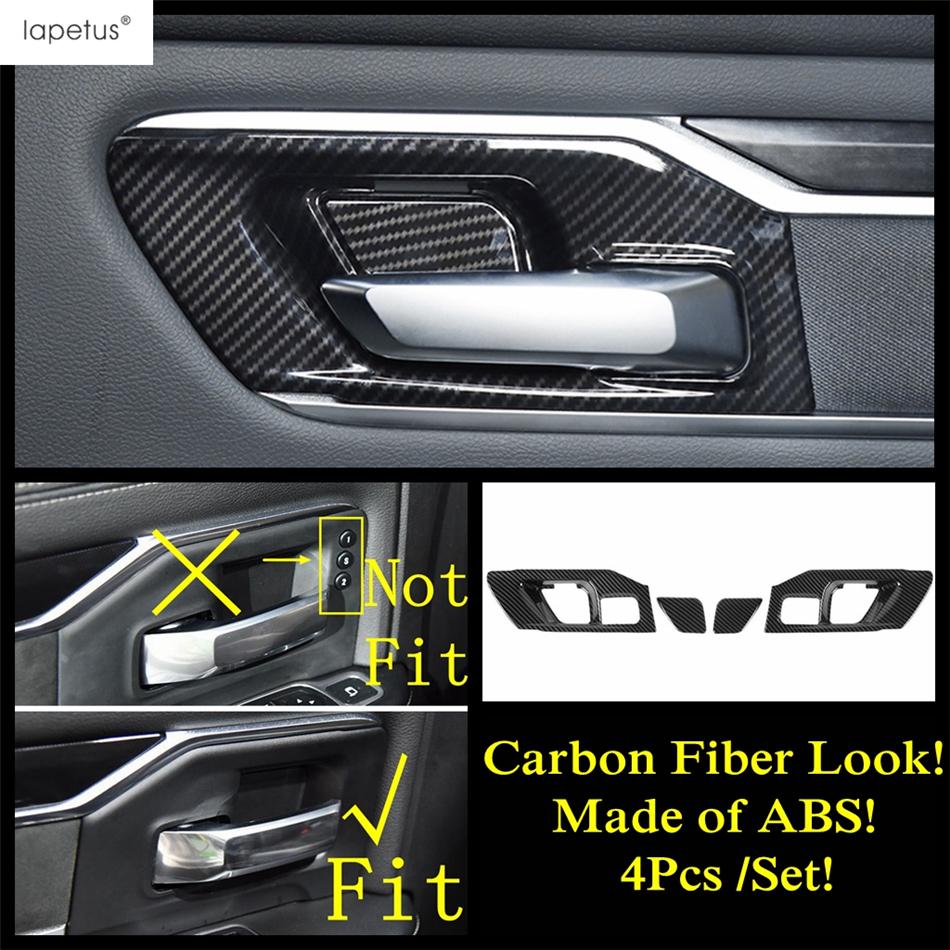 Handle Bowl / Window Lift / Dashboard Frame / Steering Wheel Cover Trim Carbon Fiber Accessories For Dodge Ram 1500  - 2025