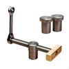 Ratchet Vise Mechanism Hardwood Hardware Stainless Steel Bench Dog Clamp for Woodworkers,