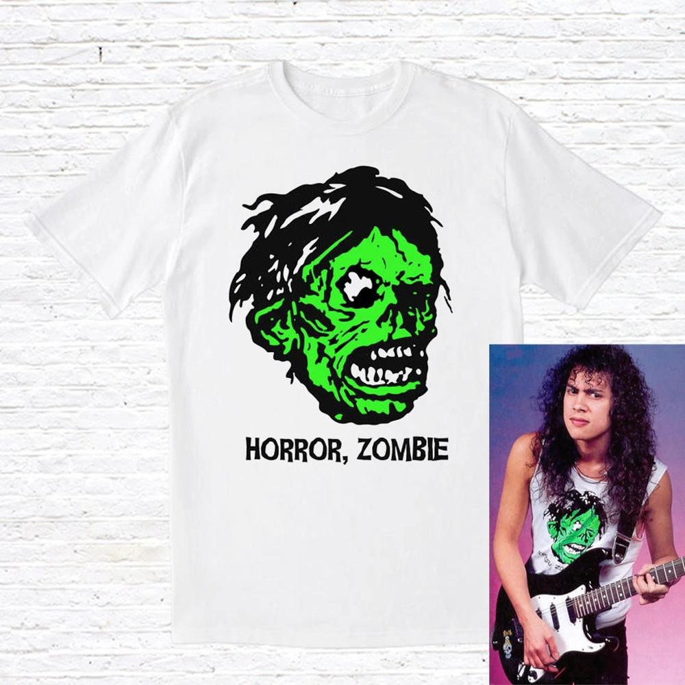 Horror, Zombie T-Shirt (Worn by Kirk Hammett), Unisex T-Shirt S-5XL Unisex T-Shirt M