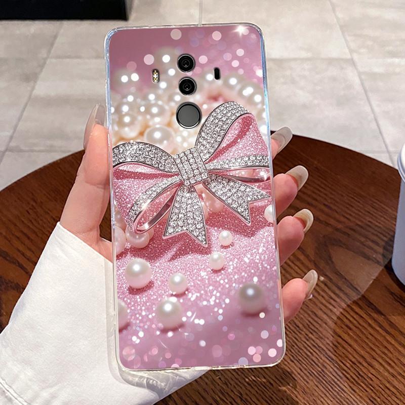 For Huawei Mate 10 Pro Capa Huawei Nova 2i Fundas Huawei Mate 10 Lite Covers Clear Silicone Soft TPU Coque Cute Cat Phone Case