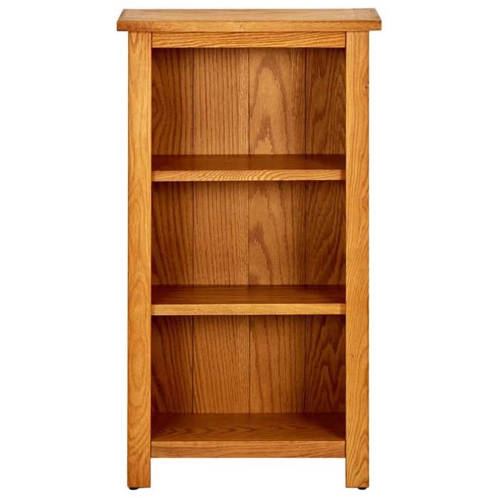 VidaXL Bookcase 45x22.5x82 Cm Solid Oak Wood