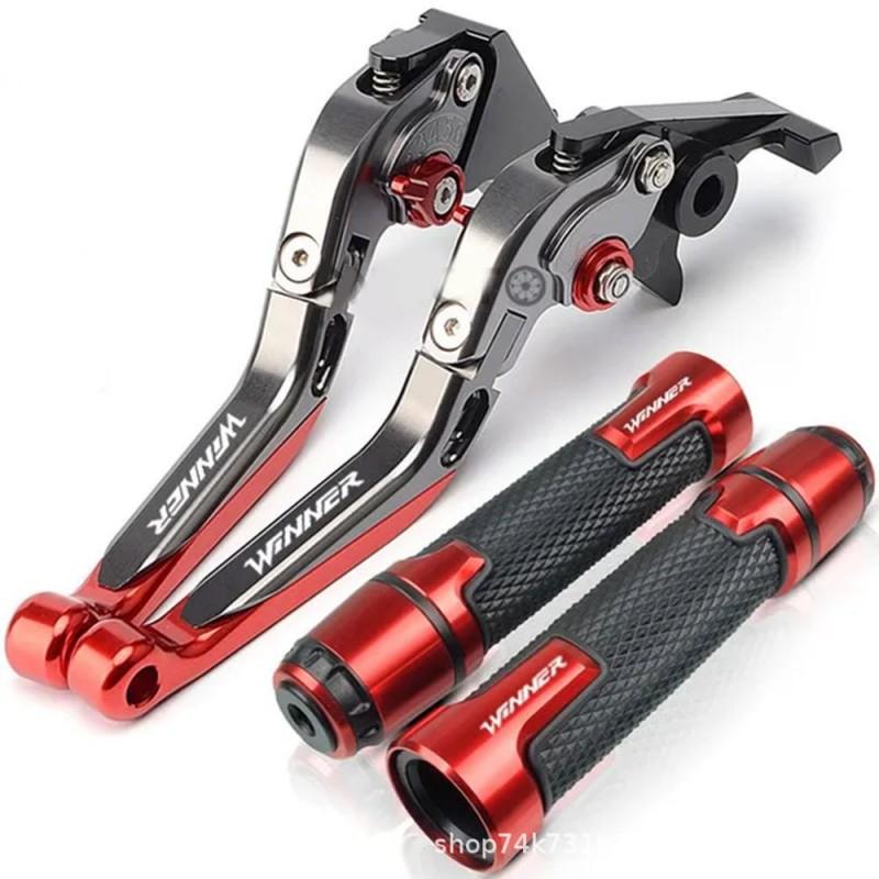 CNC Aluminum Brake Clutch Lever Perch With Grip Cover Honda Winner 150 V1 V2 V3 V4 X125