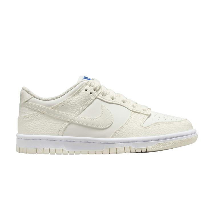 

Детские кроссовки Nike Dunk Low SE GS Sail Croc Cream White Black FV7472-100 38