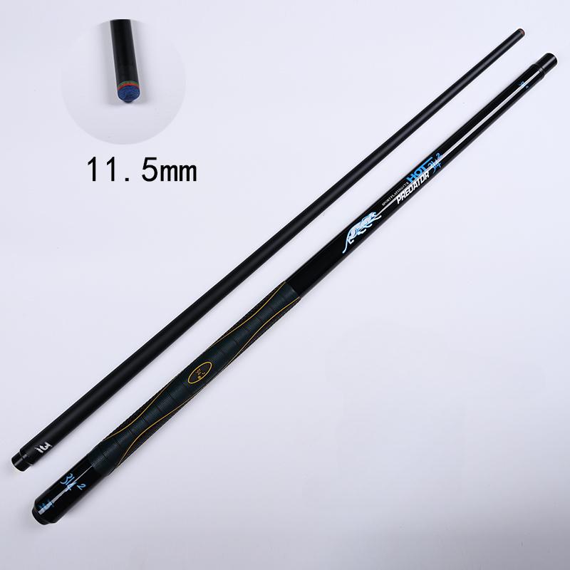 11.5 12.75mm Billiard Cuestick PREOAIDR Black Tech Carbon Fiber 1/2 Split Pool Cue Maple 8-Ball 9-Ball Sweat Absorbent Non-Slip Straight Cue Stick