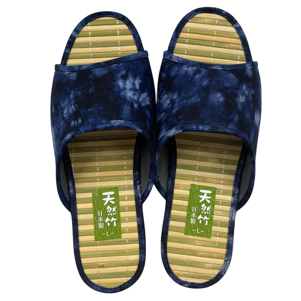 Edoten Shigi Hep Sandals, Bamboo-topped, Made in Japan, Lightweight Sponge Sole, Men's, Size M, 25cm-25.5cm