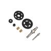 RC Transmission Gear Set Replacement Heavy Duty Steel Gearbox Gear for Axial SCX24 124 RC Crawler