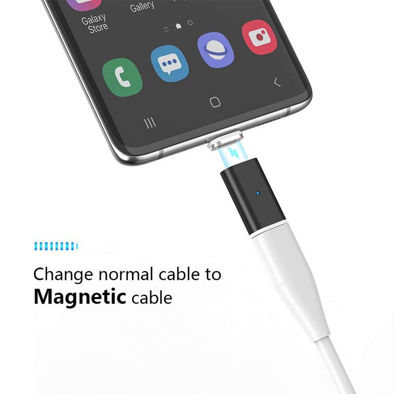 Adaptateur Magnétique Micro Type C Pour Samsung Galaxy S24+ Galaxy Xcover7 Ulefone Armor 26 Ultra Xiaomi 14 Ultra Doogee U10 Chargement