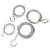 Locking Stainless Steel Wire Rope Adjustable Retractable Suspension Lanyard for Industrial Equipment Hanging Work