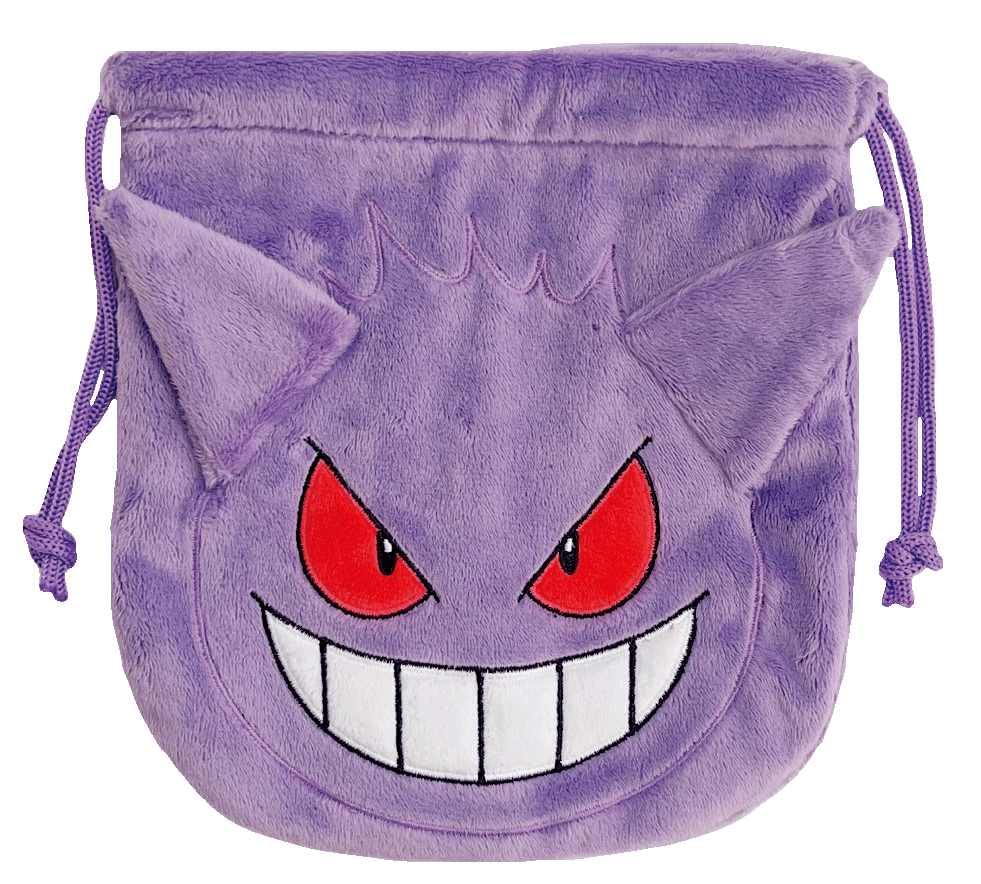 

Unique Pokemon Plush Kinchaku Gengar D2 Size Approx. W17.5 H19.5 PS-0049GG