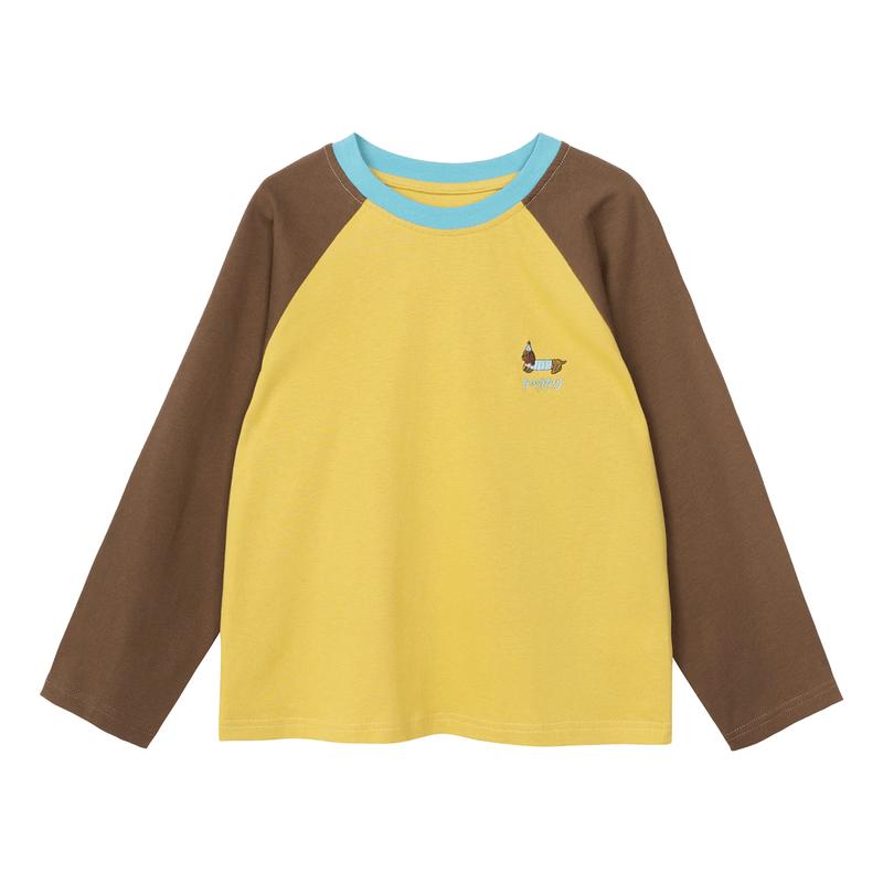 LUSON Girls' Stylish Raglan Long Sleeve T-Shirt