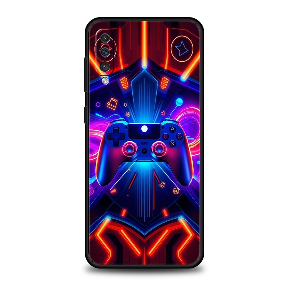 Game Controller Graphic Phone Case for Samsung Galaxy A56 A36 A26 A16 A34 A24 A42 A22 A20 A12 A40 A30 A10 Soft TPU Cover Shell